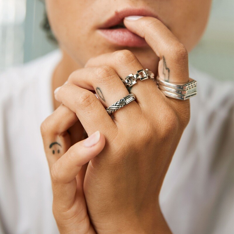 Ring Katja XS Zilver Buddha to Buddha
