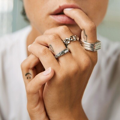 Ring Katja XS Zilver Buddha to Buddha