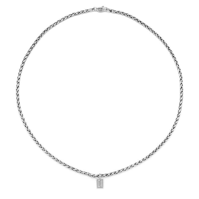 Ketting George XS Zilver 60cm Buddha to Buddha
