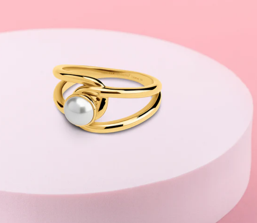 Melano Twisted Pearl Sprinkle Ring