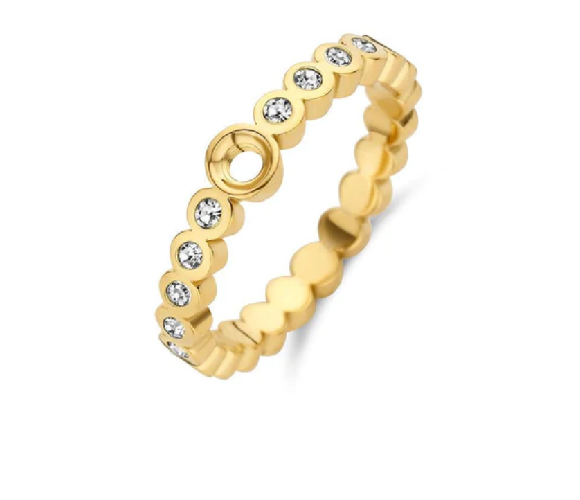 Melano Twisted Wave CZ Ring