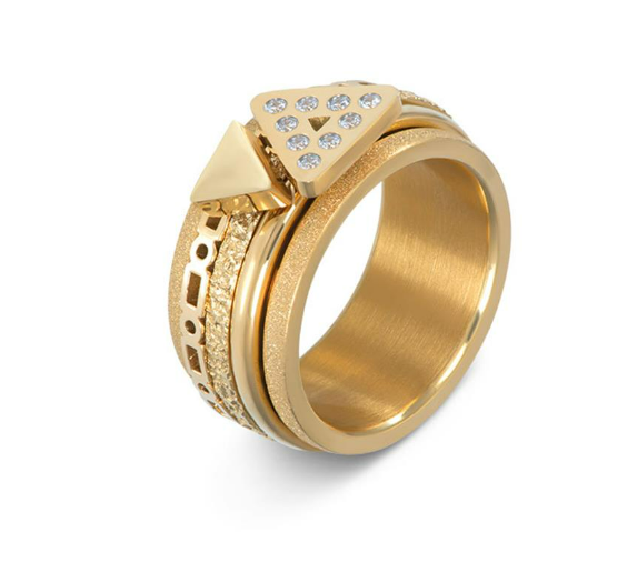Design Triangle goud