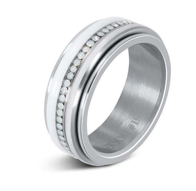 Line white zilver 2mm