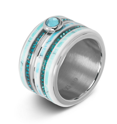 Zirconia Water blue silver