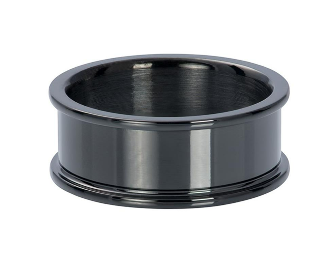 Base ring 8 mm zwart