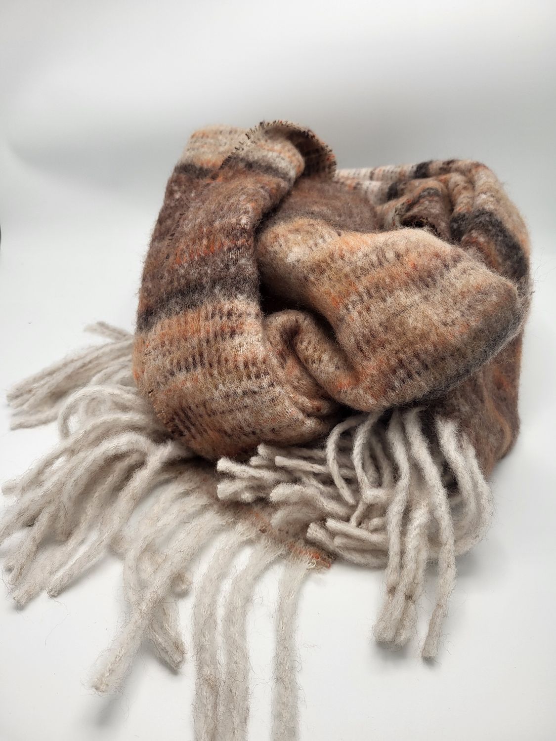 Wintersjaal bruin