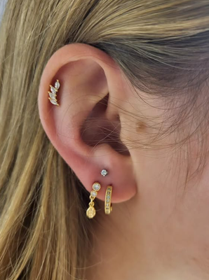 Helix/tragus/flat