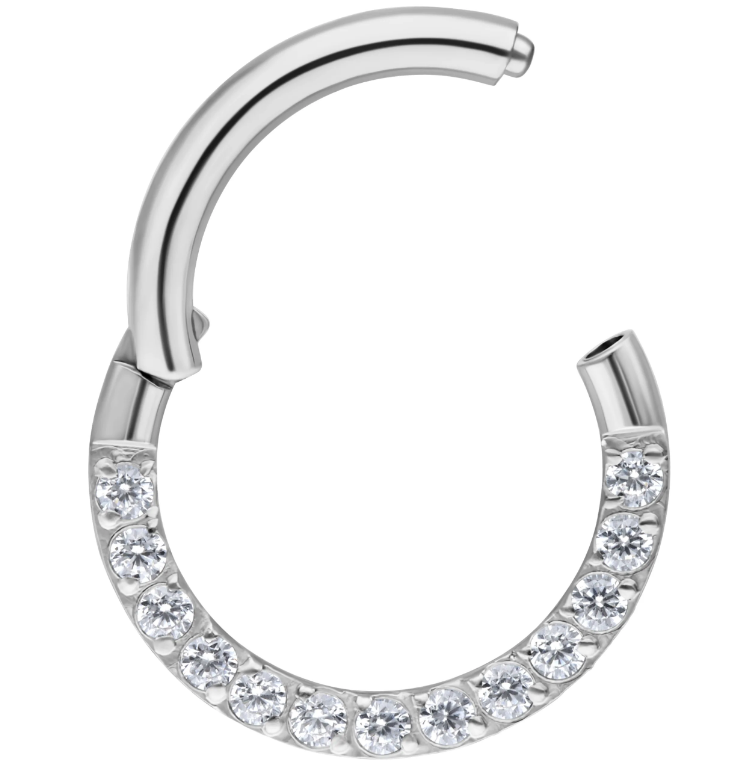 Segmentring/clicker in titanium 8mm