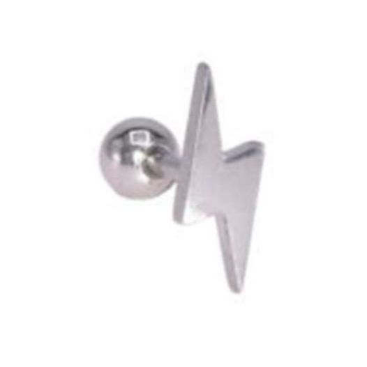 Labret/helix/tragus chirurgisch staal bliksem