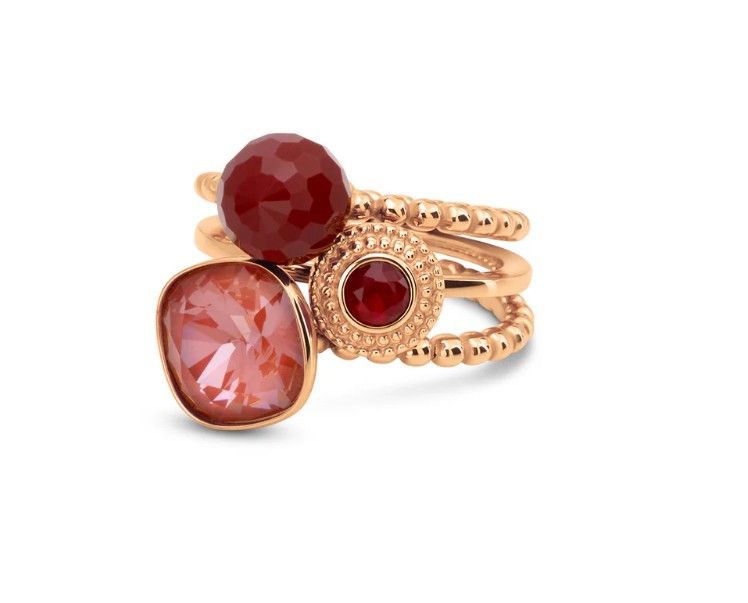 Melano Twisted Spice Gleam Ringen Set