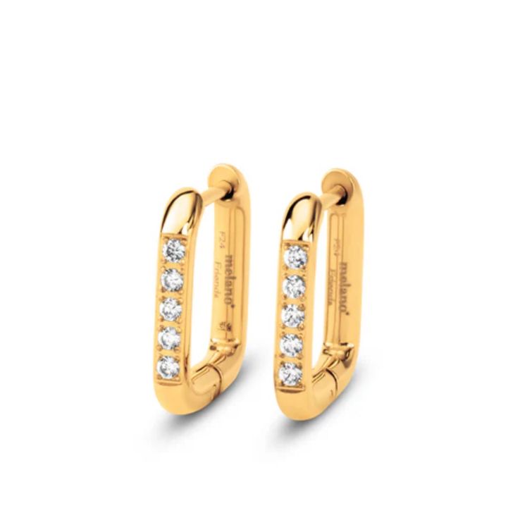 Melano Friends Ella CZ Oorbellen