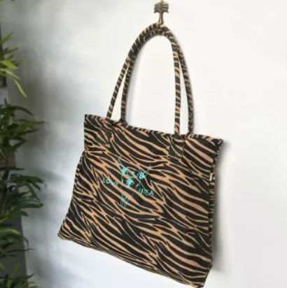 Zebra schoudertas medium