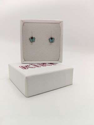Karma kinderoorbel lichtblauw vlindertje