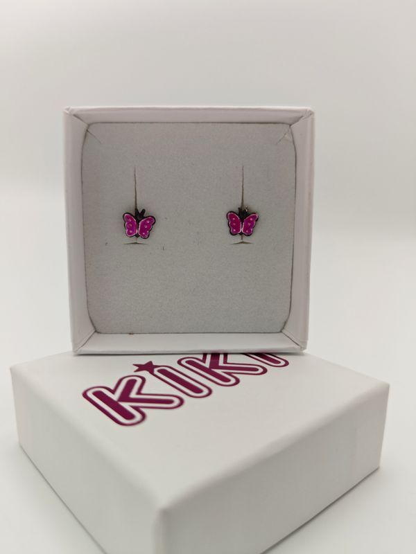 Karma kinderoorbel roze vlindertje