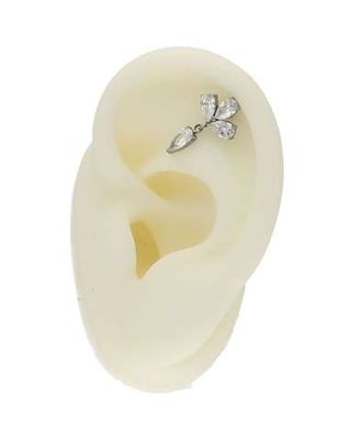 Labret/helix/tragus piercing motief met hanger