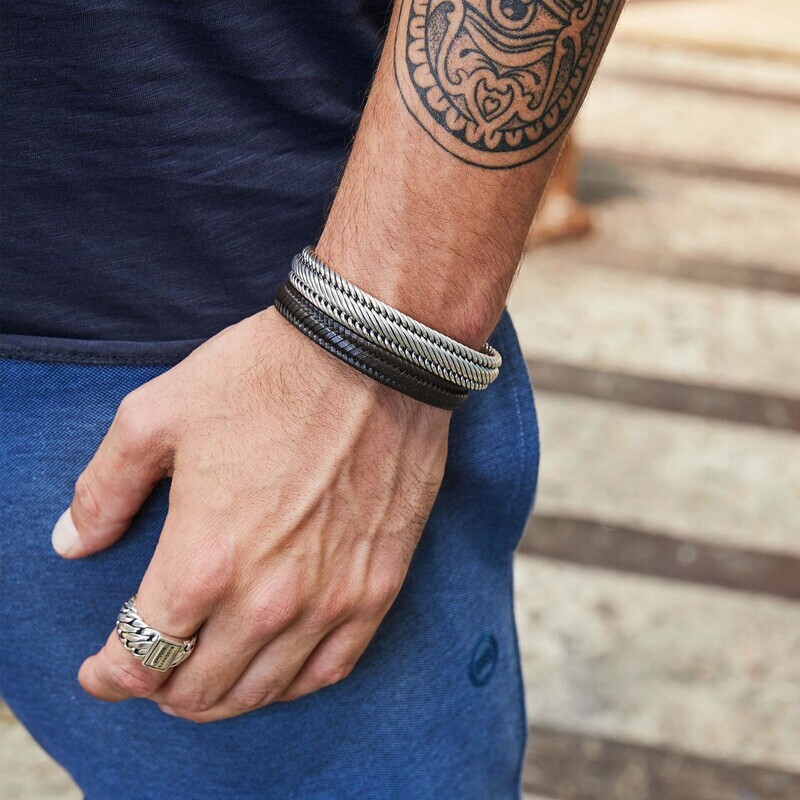 Armband Edwin Small Zilver Buddha to Buddha