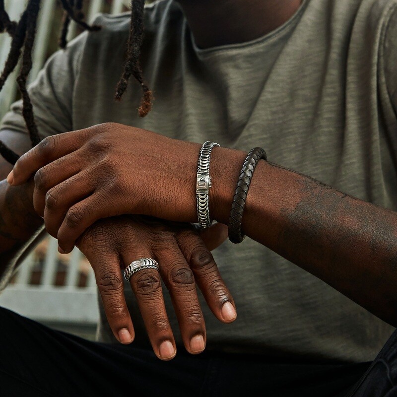 Armband Lars XS Zilver Buddha to Buddha