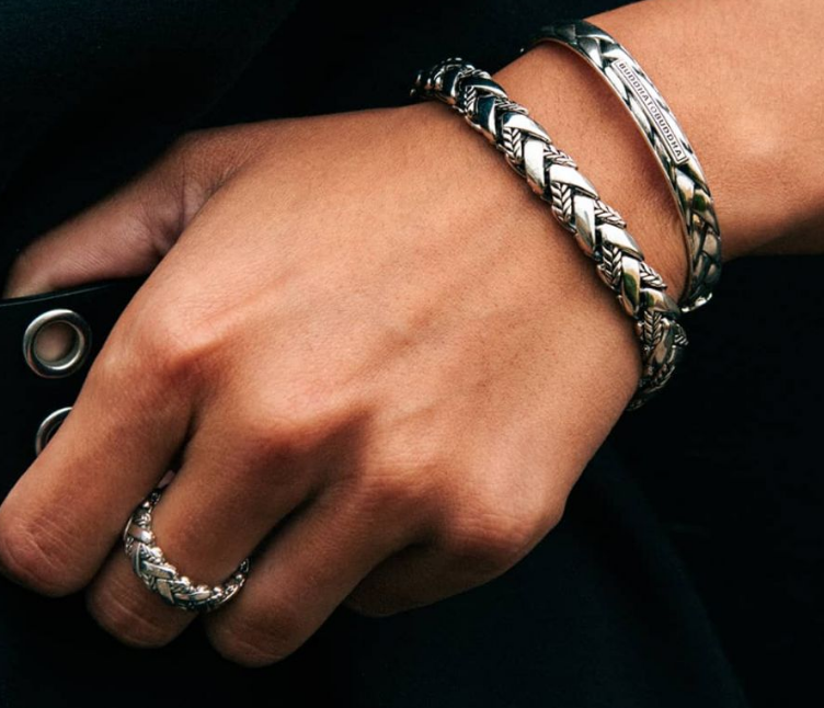 Armband George Texture Zilver Buddha to Buddha