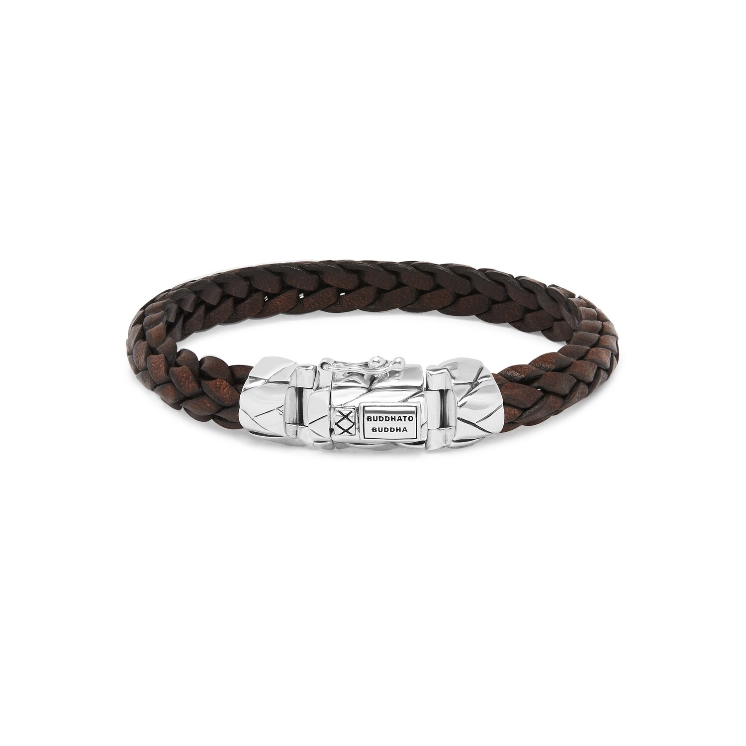 Armband Mangky Small Leather Brown Buddha to Buddha