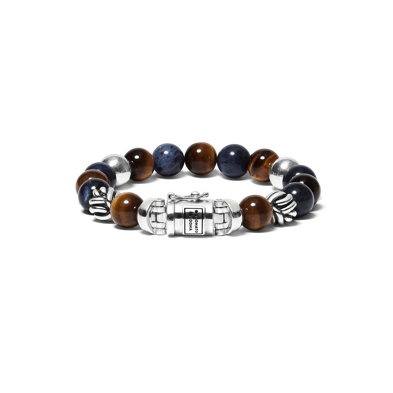 Armband Spirit Bead Mix Sodalite Tigereye Buddha to Buddha