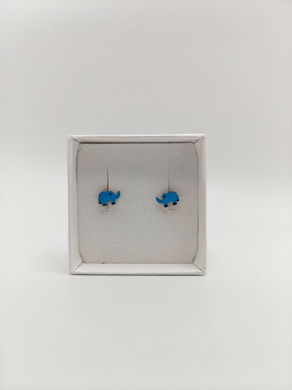 Karma kinderoorbel blauwe olifantje