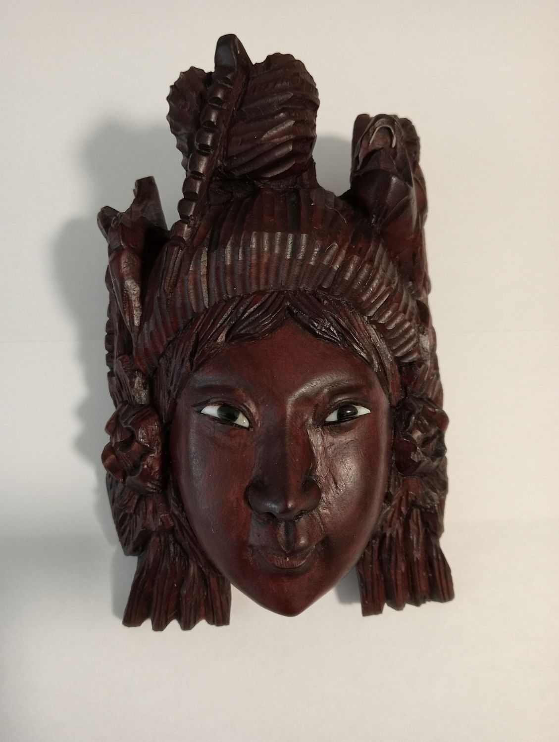 Chinees handgemaakt vrouwelijk gezicht expressie