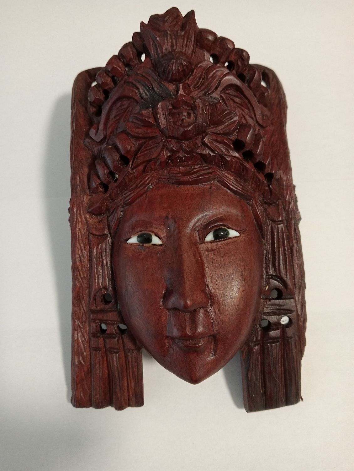 Chinees handgemaakt vrouwelijk gezicht expressie