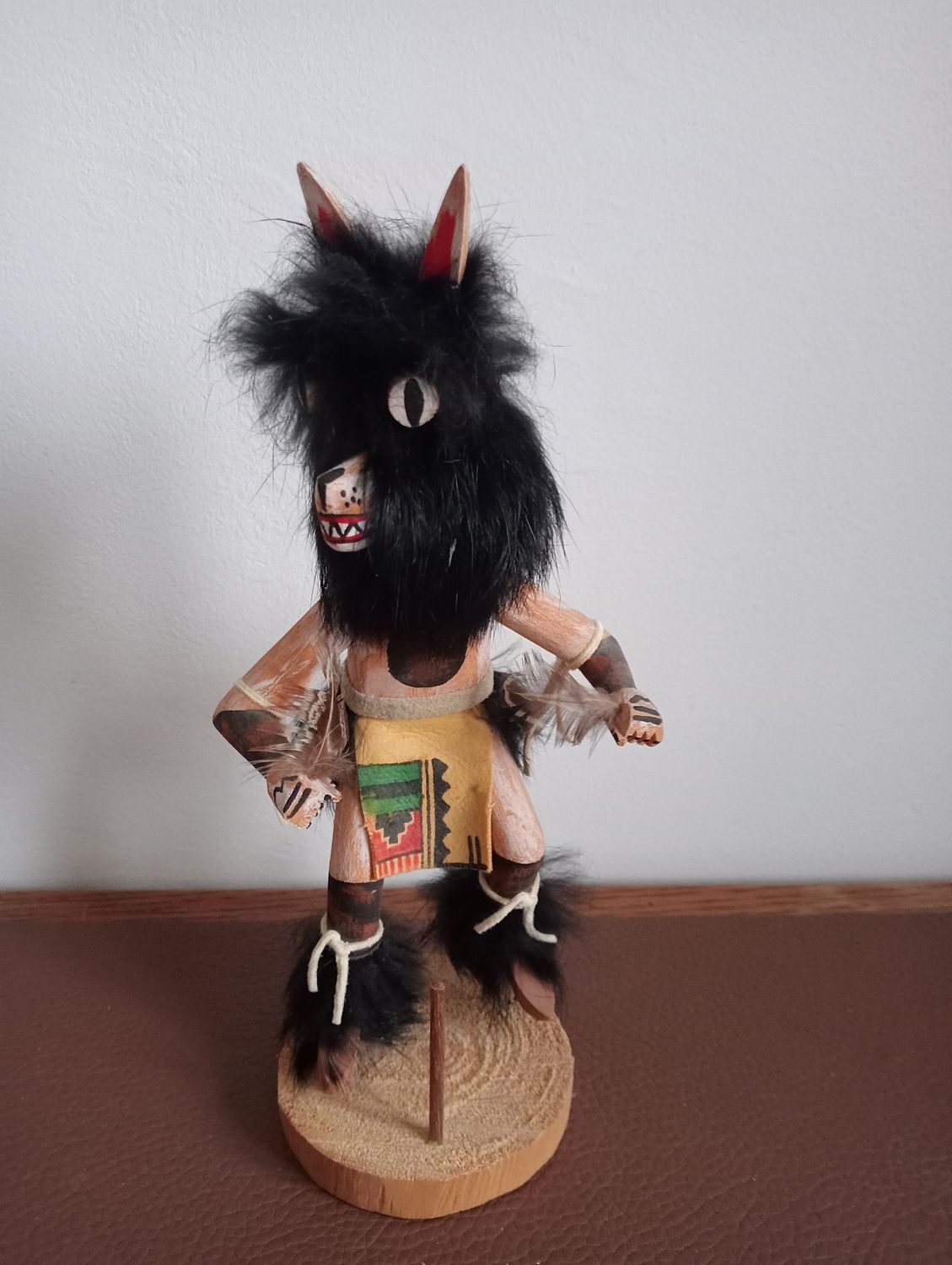 Kachina-pop - Wolf - Jaren 1980-1990 origineel USA