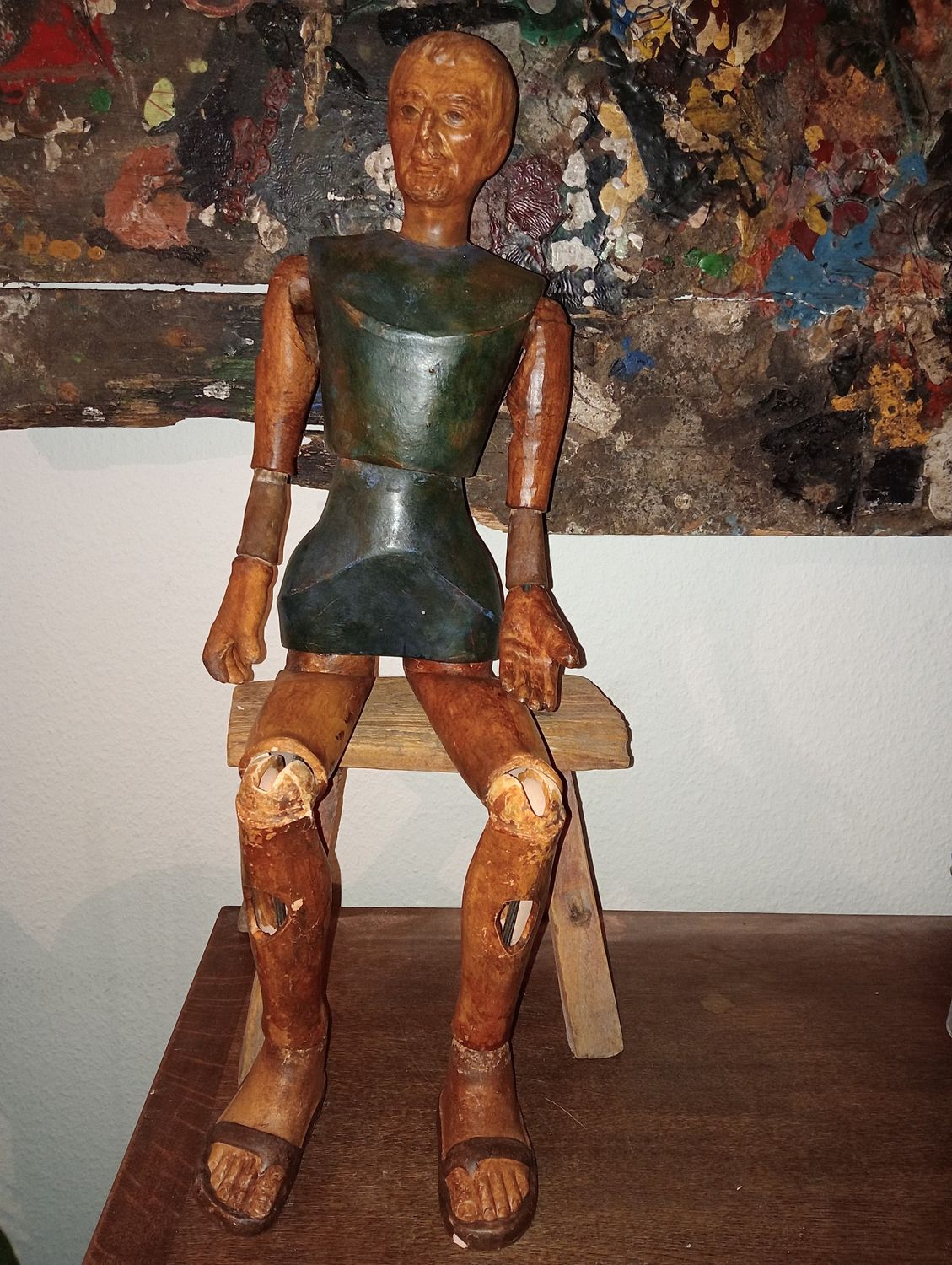 Leekfiguur ( Lay Figure ) - geschiedenis - schilderkunst - Frans 19de eeuw