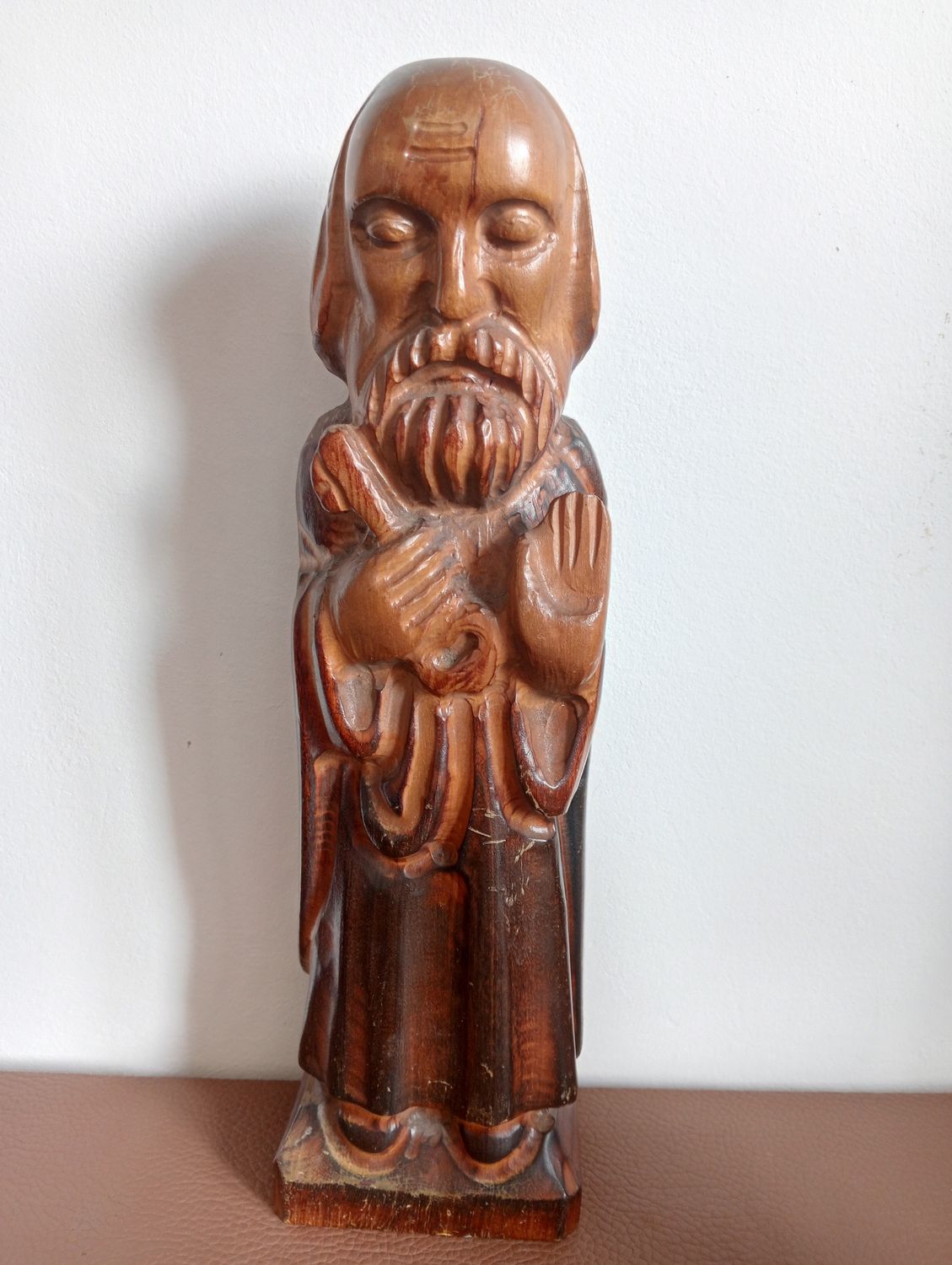 Sculpture - Peter - Key Keeper - 34 cm - Wood - 1950-1960