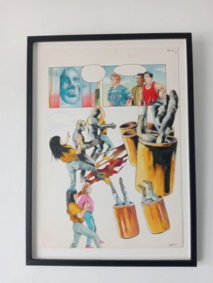 Power Rangers originele pagina - ontspiegeld glas - 1994-1997