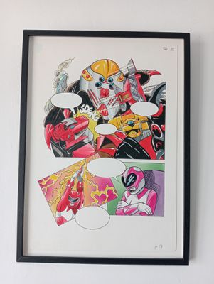 Power Rangers original page - anti-reflective glass - 1994-1997