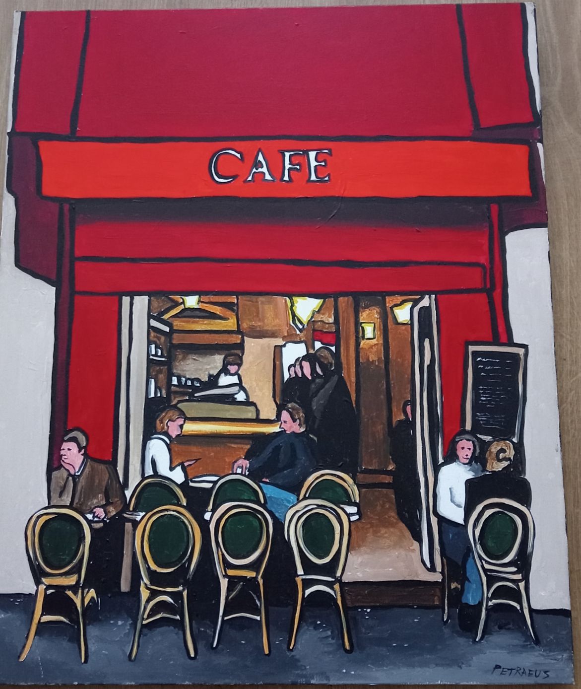 Café Parijse Scène – Petraeus (ca. 2018–2020)