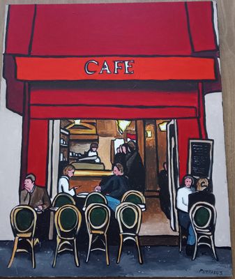 Café Parijse Scène – Petraeus (ca. 2018–2020)