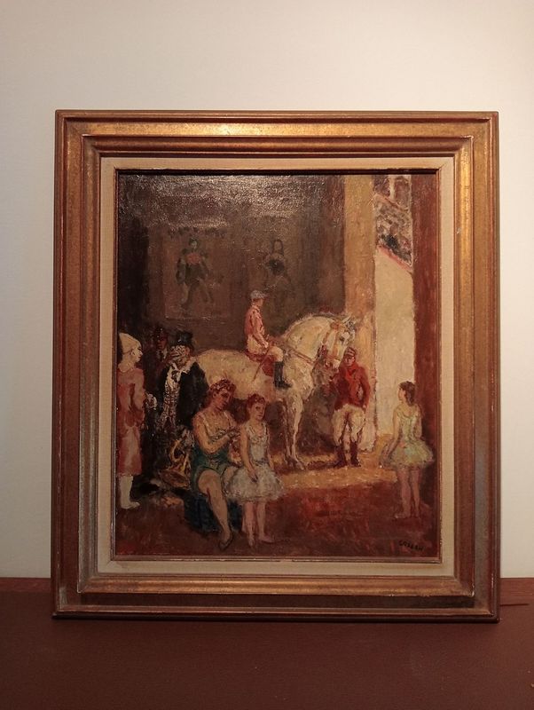 Marcel Cosson - Ballerina's Getting Ready for Circus