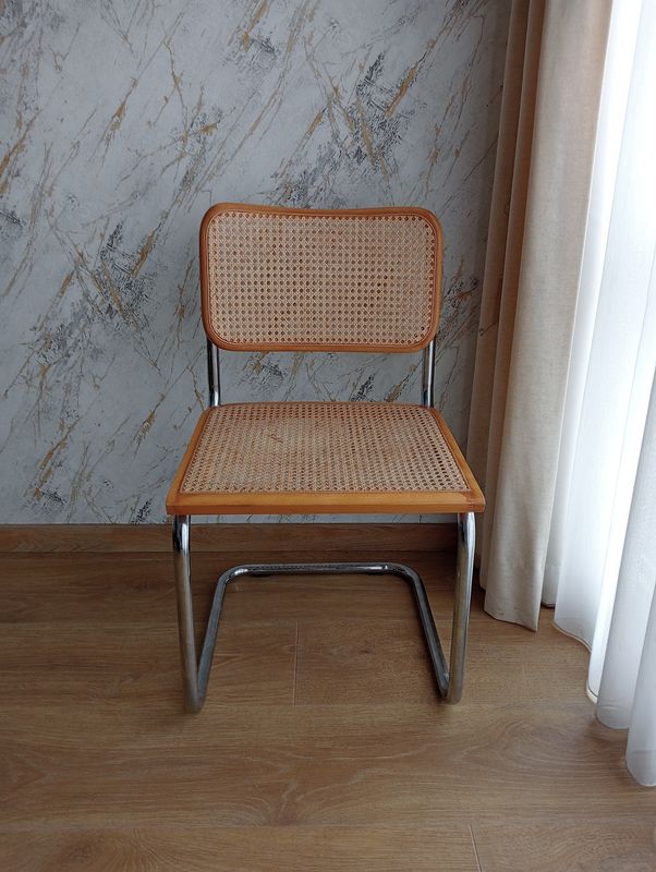 Vintage Cesca stoelen: made in Italy 2x