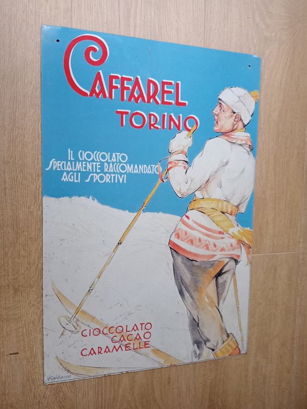 Advertising board - Metal - Caffarel Advertising board - Metal - Caffarel