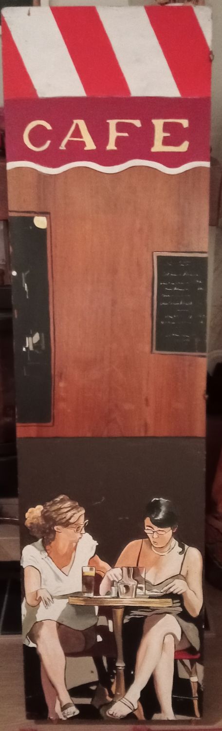 Café - Menu - Terrasse - 170 cm