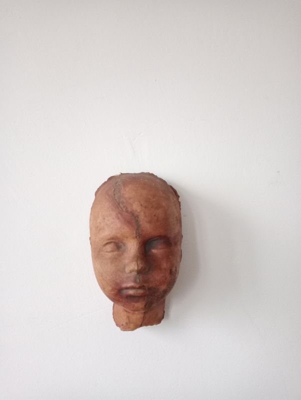 Terre cuite - Visage d'enfant - Atelier Stuk