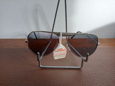 Vintage Uvex-Filtral - Aviator - West-Duitsland - Jaren 80 - Originele verpakking - zilverkleur