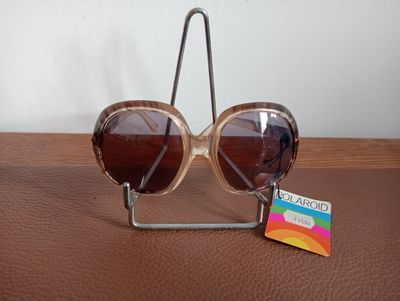 Vintage Polaroid zonnebril - Model 8639 - Bruin/Beige - Stockitem