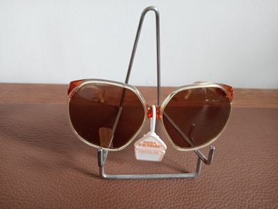 Vintage Uvex-Filtral - Oversized - Jaren 80 - West - Duitsland - Originele verpakking - Lichtgrijs/oranje