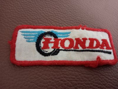 Vintage Honda motorfiets logo patch