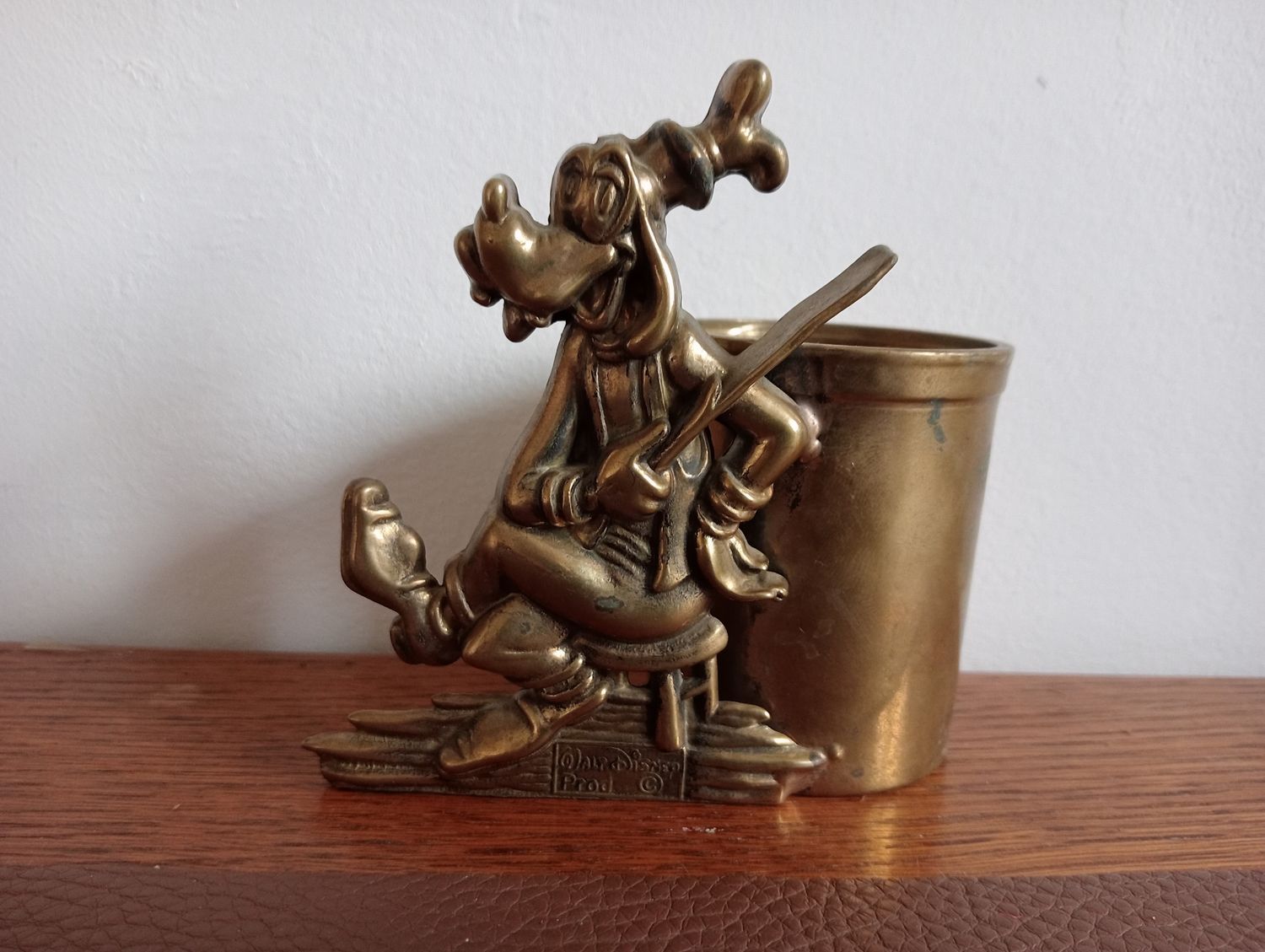Goofy - Messing pennenhouder - jaren '70