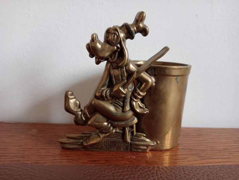Goofy - Messing pennenhouder - jaren '70
