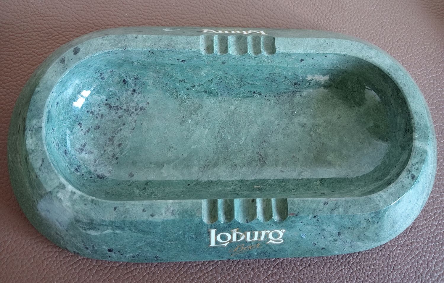 Cendrier publicitaire - Bière Loburg - Marbre