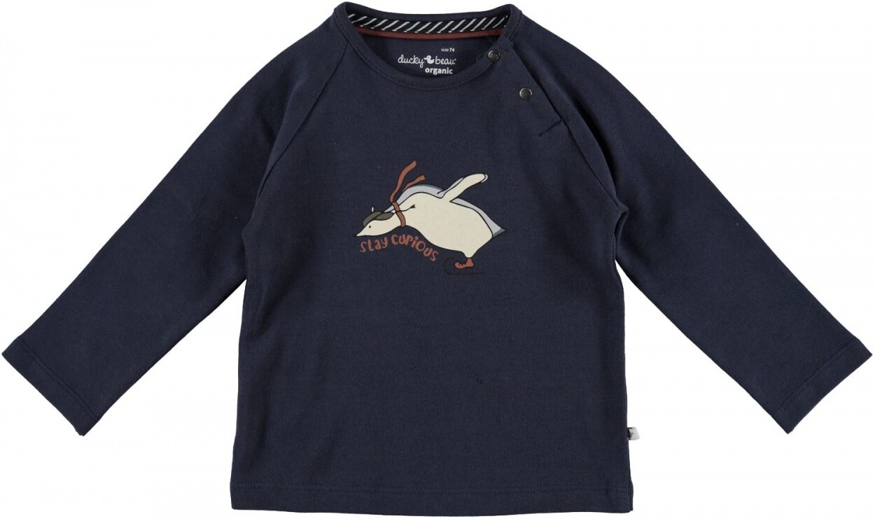 Longsleeve Eend Donkerblauw