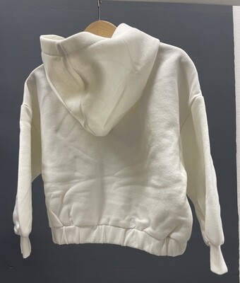 Hoodie Hart Offwhite