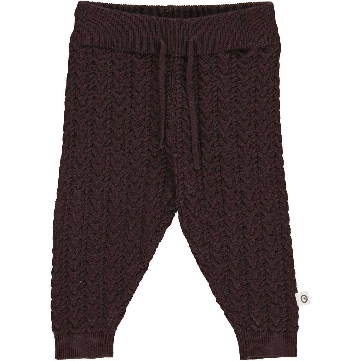 Knit Cable pants Coffee