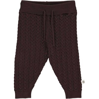 Knit Cable pants Coffee